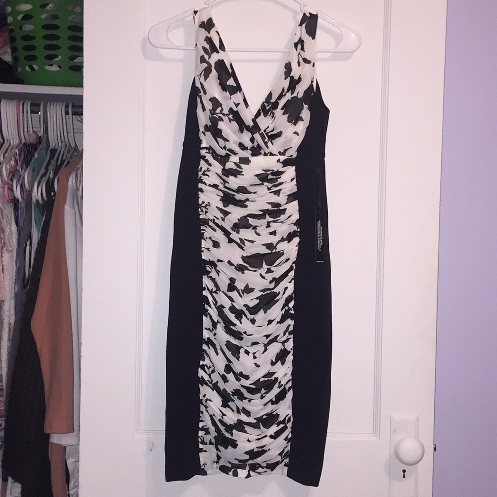 Black and white dress